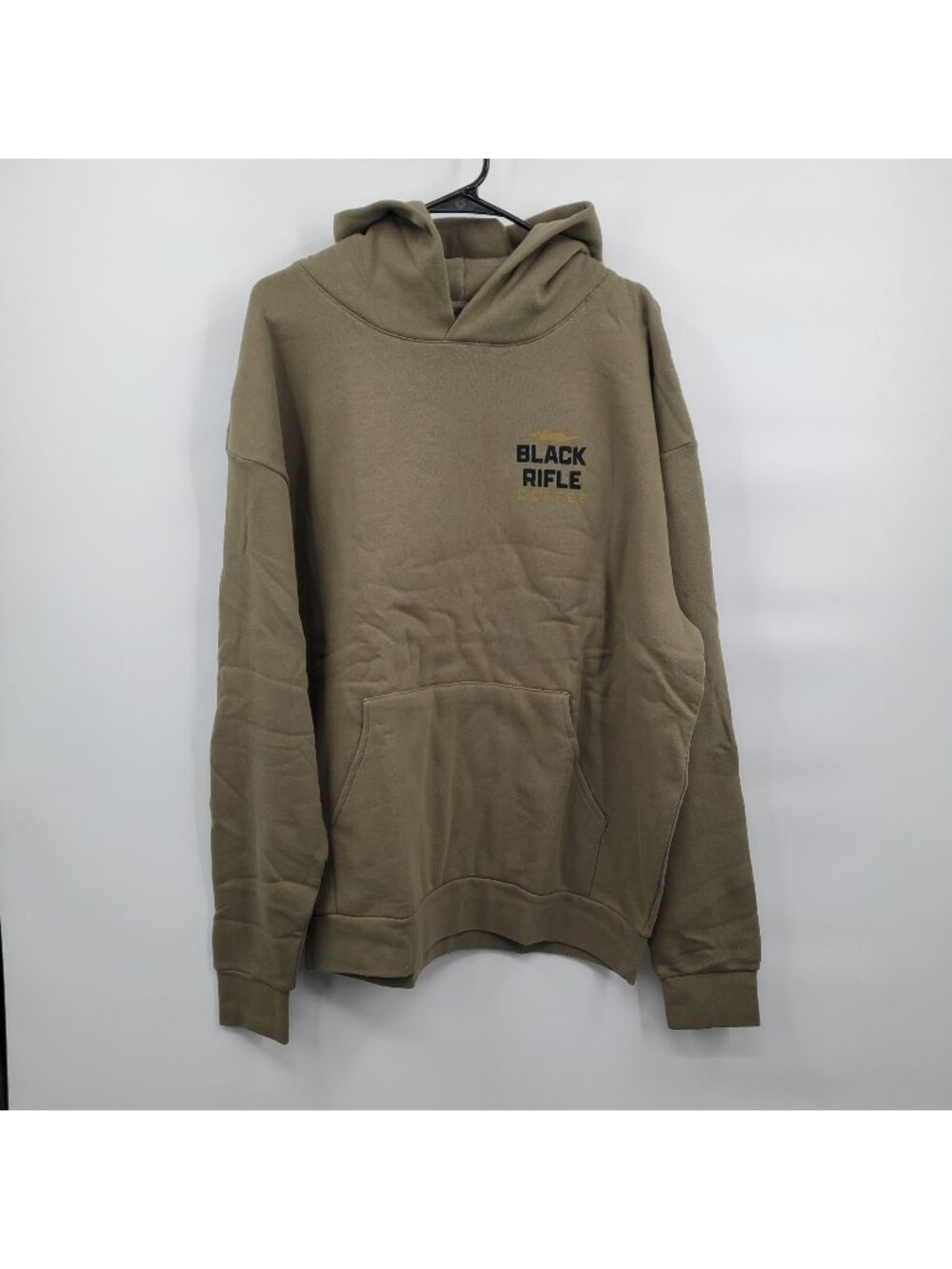 Black Riffle Coffee Compant Grenade Pullover Hoodie Men Size Large NWT Oversized